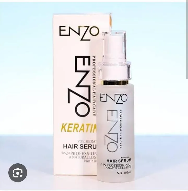 Enzo Keratin Hair Serum 100ml for Damaged Hair Shine