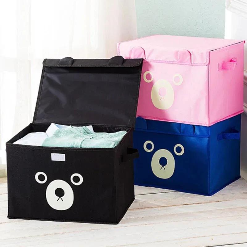 Panda Design Folding Storage Bags Blue Black Red Brown - Image 4