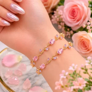 Multicolor Charm Bracelets - Set of 2 Pcs for Stylish Accessorizing