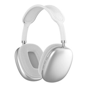 White Bluetooth 5.0 Headphones with 400mAh Battery