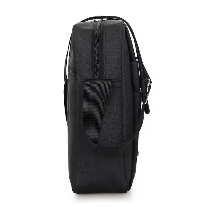 Black Crossbody Bag for Students & Professionals - Image 3