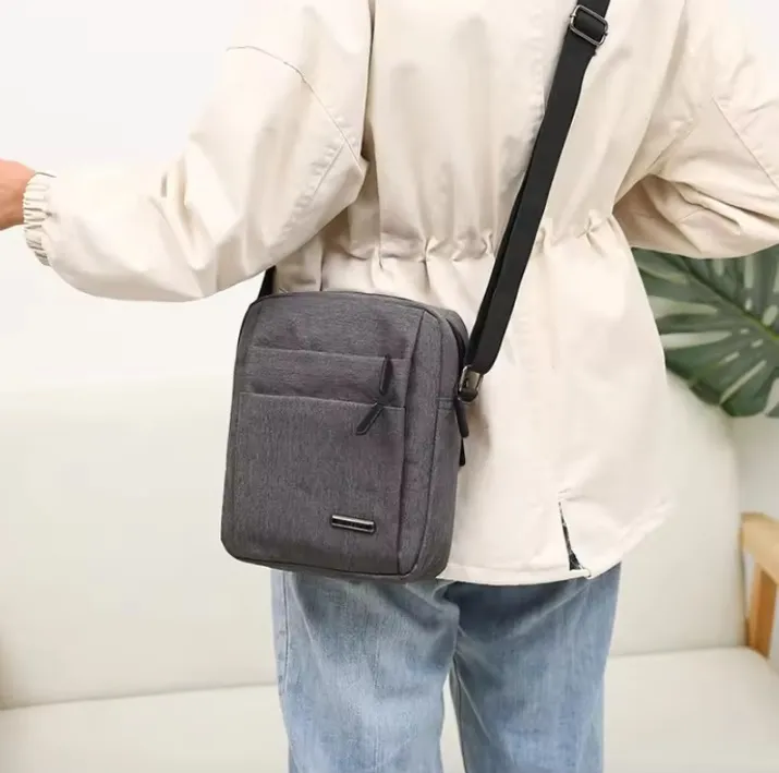 Black Crossbody Bag for Students & Professionals - Image 9