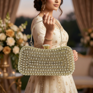 Diamond Encrusted Handbag for Pakistani Women Wedding Party